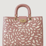 The Manhattan Laptop Tote in Dusty Pink
